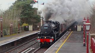 45407 The Lancashire Fusilier roars up the S&C! The Winter Cumbrian Mountain Express | 28/2/26