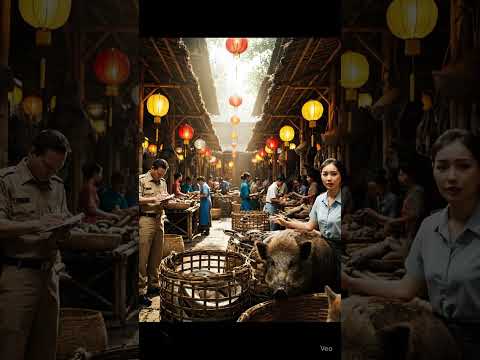 “Market Under Watch: Wildlife Trade Exposed”#WildlifeTrade #DocumentaryPhotography #AsianMarket
