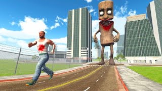 ZOMBIE TUNG TUNG TUNG SAHUR VS FRANKLIN - INDIAN BIKE DRIVING 3D