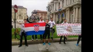 Hrvatski Madridisti na utakmici Juventus : Real Madrid 05.05.2015.