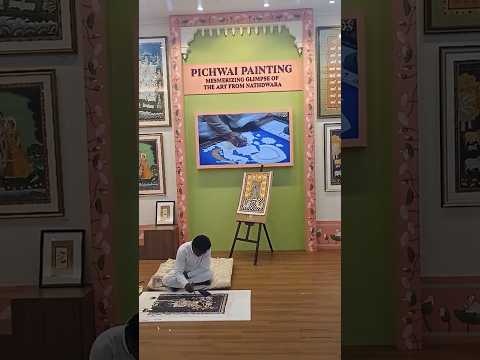 😱🎨WOW Pichwai painting❤️#shorts#ytshorts#youtubeshorts#viral#reels#shortsfeed#song#india#song#diwali