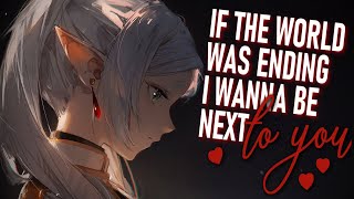 Nightcore - Die With A Smile // lyrics