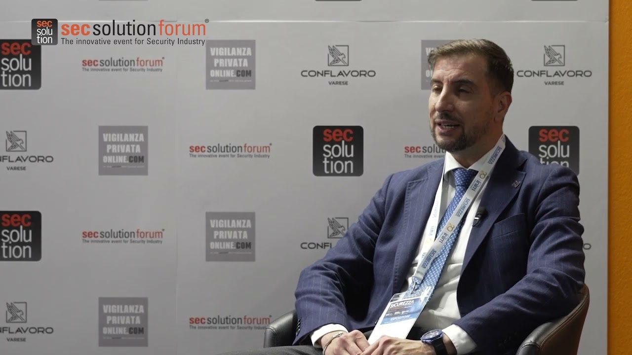 secsolutionforum a Sicurezza 2025 con Antonio Avolio, Presidente di AIPS