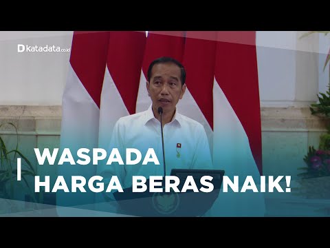 Jokowi Minta Pemerintah Daerah Waspadai Kenaikan Harga Beras | Katadata Indonesia