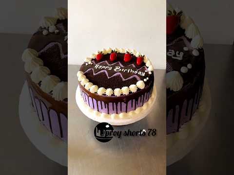 purple 💜colour কেক 🍰🍬 design 💚💐ll#shorts #ytshorts #cake #trending #viralvideo