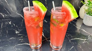 SUMMER WATERMELON MOJITO 🍉🍋Mon mocktail préféré de l’été !