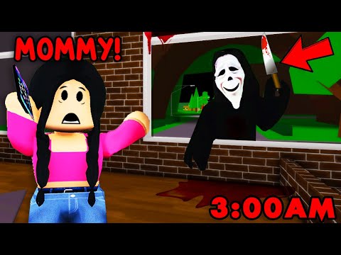 Somebody Followed BABY MAYA to MY HOUSE at 3AM in ROBLOX BROOKHAVEN!