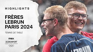 PARIS 2024 - Les plus BEAUX POINTS disputés par les frères LEBRUN lors des Jeux olympiques !