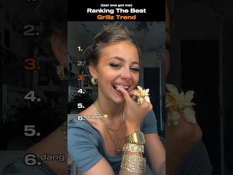 Ranking The Best GRILLZ Trends #shortsviral #ranking
