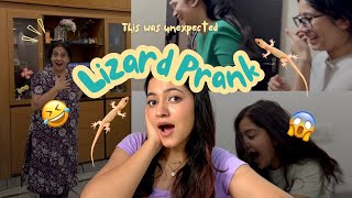 Lizard Prank on Family 😭🥵🤣| Shivangi Sah