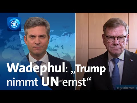 Außenminister Wadephul zu Trump-Auftritt bei UN-Generalversammlung | tagesthemen-Interview