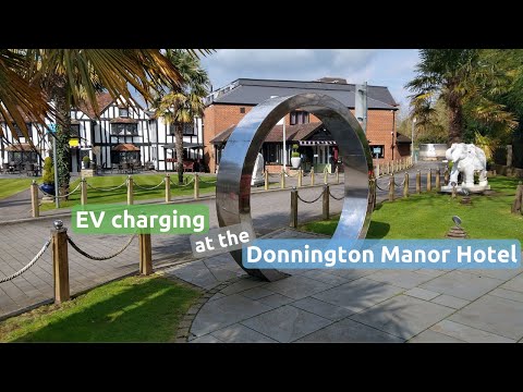 EV charging at the Donnington Manor Hotel, Sevenoaks