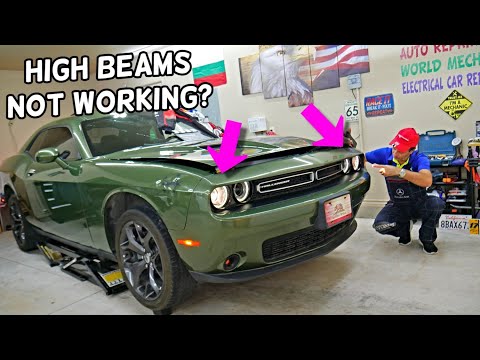 DODGE CHALLENGER WHY HIGH BEAMS DO NOT WORK
