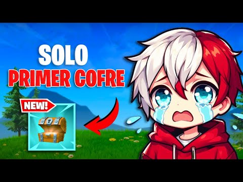 GANA una PARTIDA de FORTNITE con el PRIMER COFRE | TERMINA mal COÑO