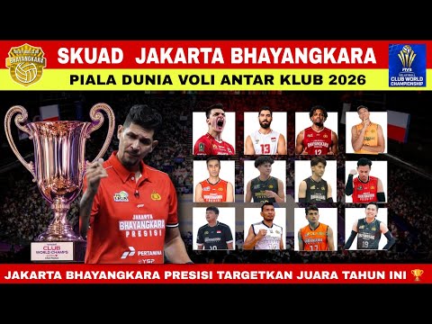Daftar Skuad Jakarta Bhayangkara Presisi Piala <strong>Dunia</strong> Voli Antarklub 2026 🔥