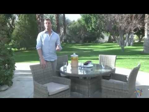 Mingle All Weather Wicker Patio Dining Set - Product...