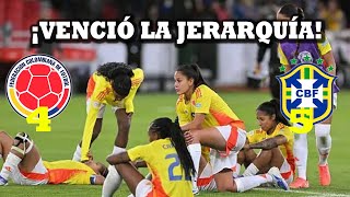 NO SE PUDO! ANÁLISIS COLOMBIA vs BRASIL 4-5 HOY FINAL COPA AMERICA FEMENINA