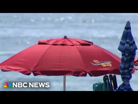 YouTube video thumbnail: New Jersey Lifeguard Hospitalized After Being Impaled by Beach Umbrella