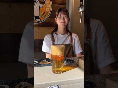 再生数1000万超えのビール専門店で一番うまいLABO注ぎ。