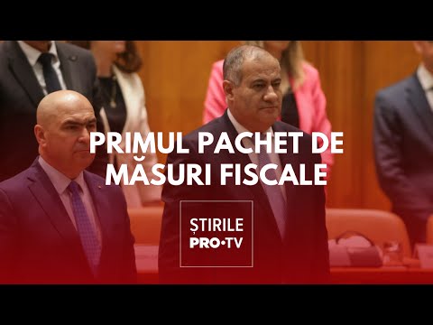 Forma finală a pachetului de măsuri fiscale