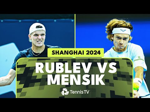 Andrey Rublev vs Jakub Mensik Rollercoaster Match! | Shanghai 2024 Highlights