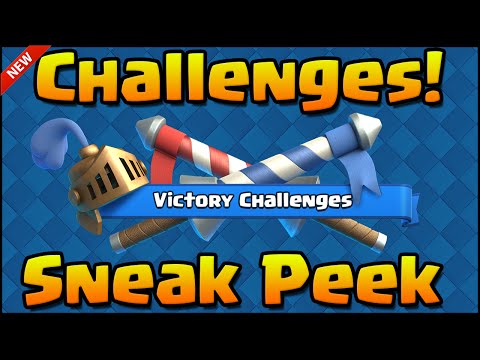 Clash Royale - CHALLENGES! Grand Challenge Chest Opening! Sneak Peek New Update!