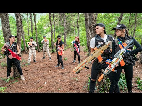 LTT Game Nerf War : Warriors SEAL X Nerf Guns Fight Mr Zero Scazy Besiege The Transporter