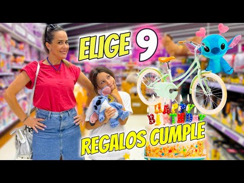 MI HIJA MARTINA ELIGIENDO 9 REGALOS POR SU 9 CUMPLEAÑOS