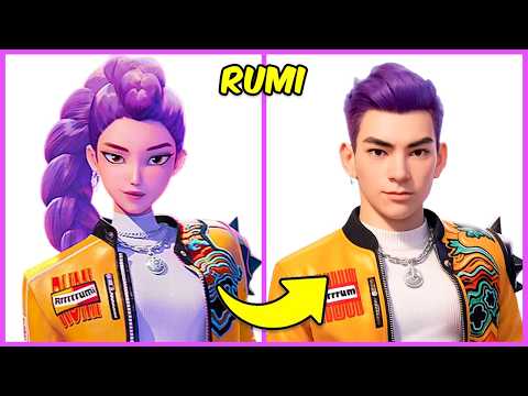 KPOP Demon Hunters en FILLES / GARÇONS 👦👱🏻‍♀️ + Devine qui CHANTE 🎤🔥 Jinu, Mira, Zoé, Rumi 🎶😈