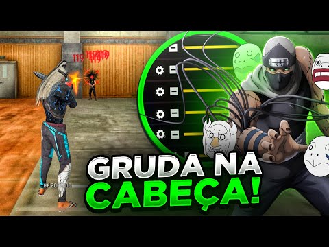 SAIU! a MELHOR SENSIBILIDADE para SUBIR CAPA no FREE FIRE na NOVA ATUALIZAÇÃO! 🔥 + DPI FF + BOTÃO