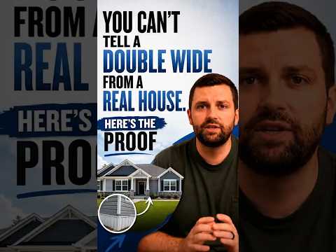 You can't tell a double wide from a real house