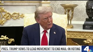 Trump wants to end to mail-in voting ahead of 2026 midterm elections