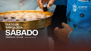 Culto de Santa Ceia 13-12-2025- Assembleia de Deus Ministério de Santos - AD Santos