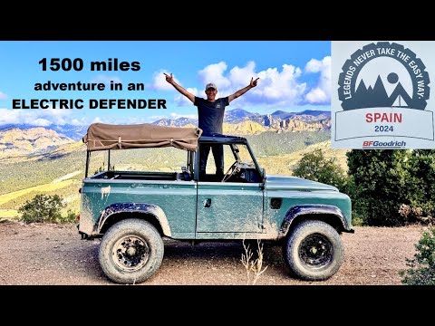 1500 mile adventure in an electric Land Rover Defender