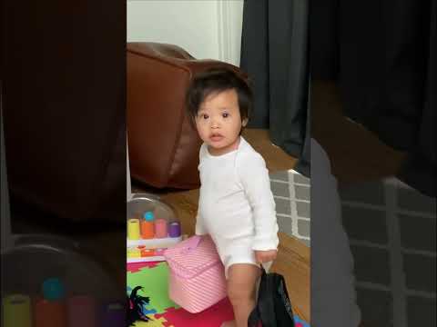 This baby is FED UP and ready to move out!