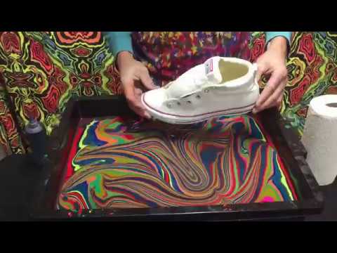 BLVisuals : Marbling Converse Chuck Taylor Shoes