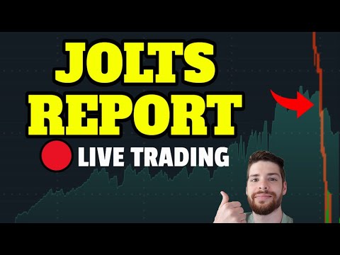 🔴LIVE: JOLTS JOB REPORT RELEASE 10AM! MARKET BOUNCE? LIVE TRADING ES & TSLA