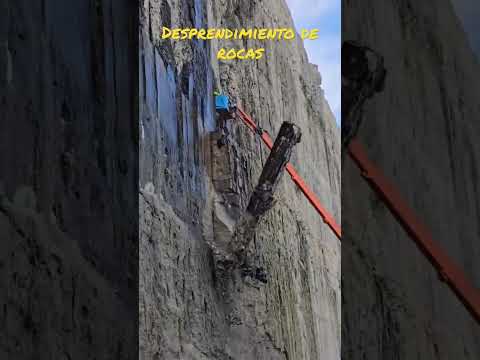 Desplome de rocas falla