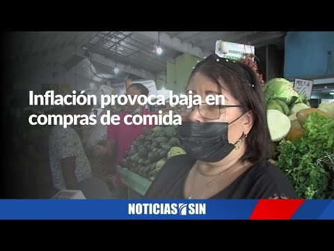 Inflación provoca baja en compras de comida