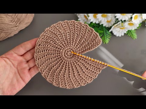 Motif, Coaster, Flower. Make and Sell. How to make a very easy fower coaster motif. Tunisian crochet