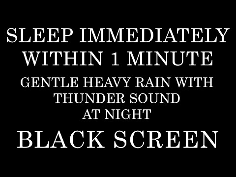 Peaceful Rain Ambience | Thunder for Stress Relief
