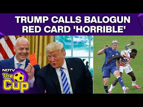 Trump FIFA Controversy | Trump Calls Balogun Red Card 'Horrible', Defends FIFA Intervention