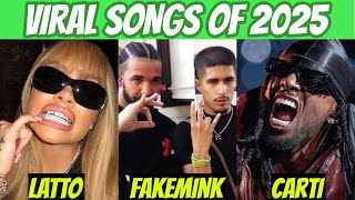 Rap Songs That Went Viral in 2025! (Most Popular Hits)