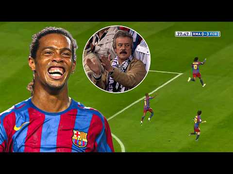 El día que el BERNABÉU se RINDIÓ ante RONALDINHO