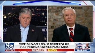 Graham Joins Hannity to Discuss President Trump's Meeting with European Leaders on Russia-Ukraine