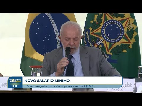 Novo valor do salário mínimo será de R$ 1.518