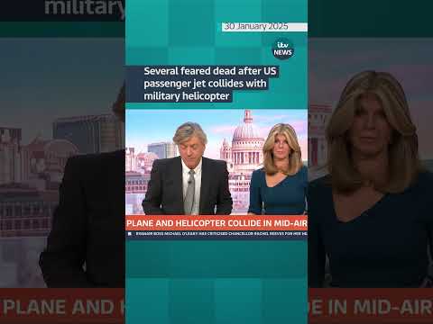 Several feared dead after US passenger plane collides with military helicopter #washingtondc #shorts