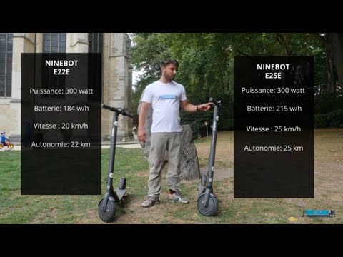 Trottinette électrique Ninebot by Segway kickscooter E22E & E25E - Test et impressions