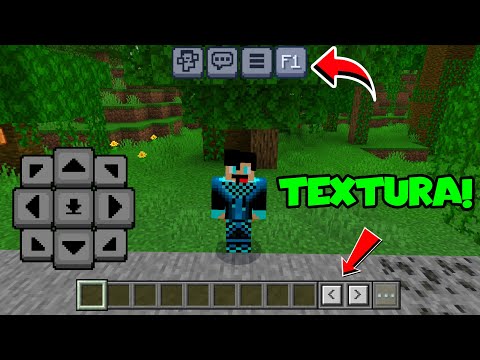 TEXTURA QUE ADICIONARÁ O BOTÃO F1 E OUTROS BOTÕES AO SEU MINECRAFT PE 1.21+ !!