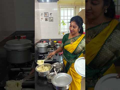 Viratham Sappadu வெண் pongal with திணை பாயாசம் simple lunch ரெடி Day-14|#rubistyle #minivlog